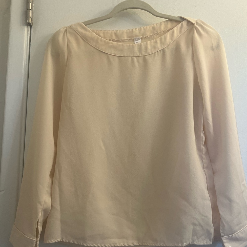 Chic Cream Women's Blouse